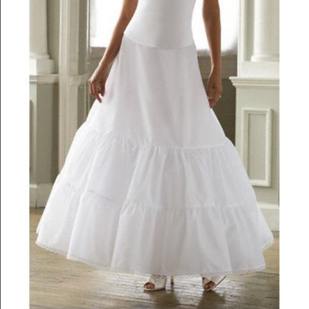 Brand new David's Bridal A-Line Slip, White